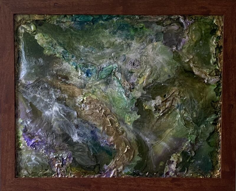 Forest Skyline I - a Paintings by Malika Parker